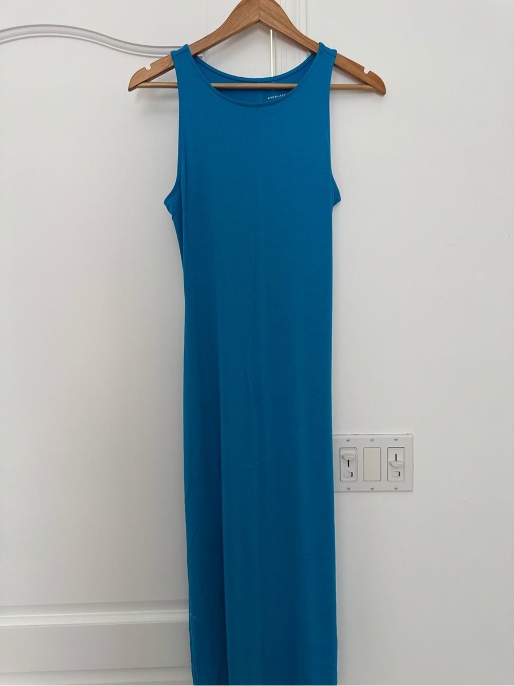 Everlane - Blue Sleeveless Maxi Dress